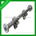 Screw and barrel for extrusion blow molding machine